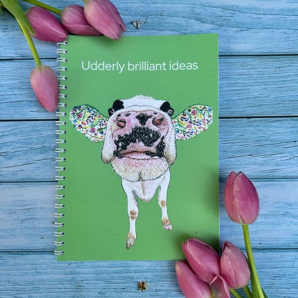 COW A5 LINED NOTEBOOK