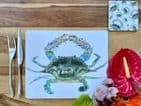 CRAB LUXURY CORK COASTER