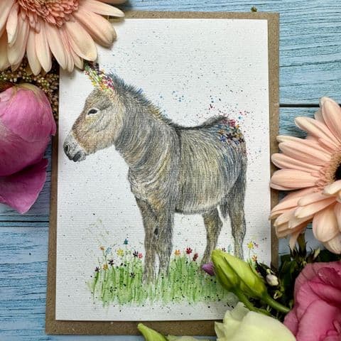 DAISY THE DONKEY ECO-CARD