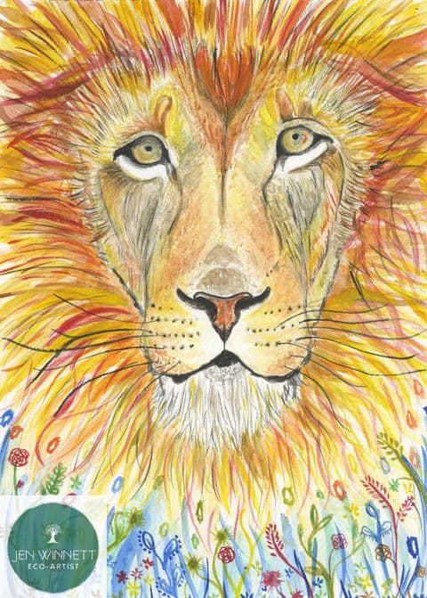 DANDY LION SIGNED PRINT