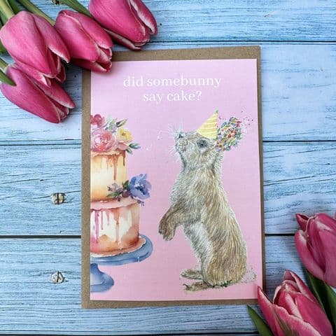 DID SOMEBUNNY SAY CAKE ECO-CARD