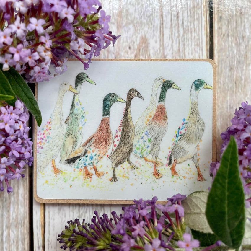 DUCKS ECO FRIDGE MAGNET