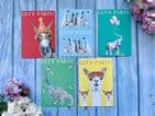 DUCKS IN A ROW PARTY INVITATIONS - PACK OF 10