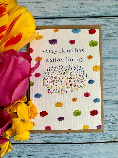 EVERY CLOUD HAS A SILVER LINING ECO-CARD
