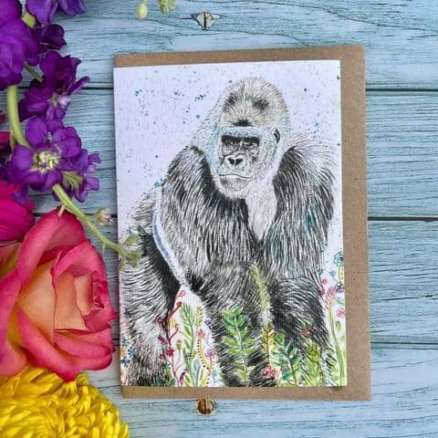 GEORGE THE GORILLA GORILLA ECO-CARD