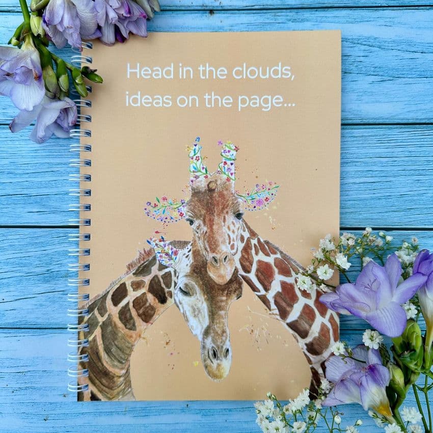 GIRAFFE A5 LINED NOTEBOOK