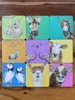 GIRAFFE COUPLE LUXURY CORK COASTER