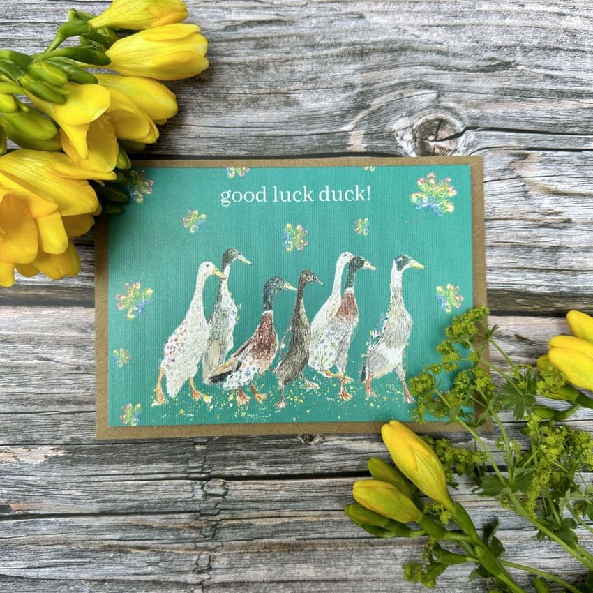 GOOD LUCK DUCK! ECO-CARD