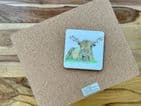 HAGRID THE HIGHLAND LUXURY CORK COASTER