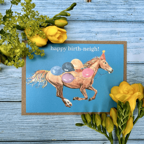 HAPPY BIRTH NEIGH ECO-CARD