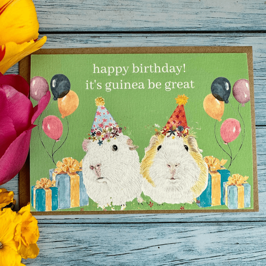 HAPPY BIRTHDAY! IT'S GUINEA BE GREAT ECO-CARD