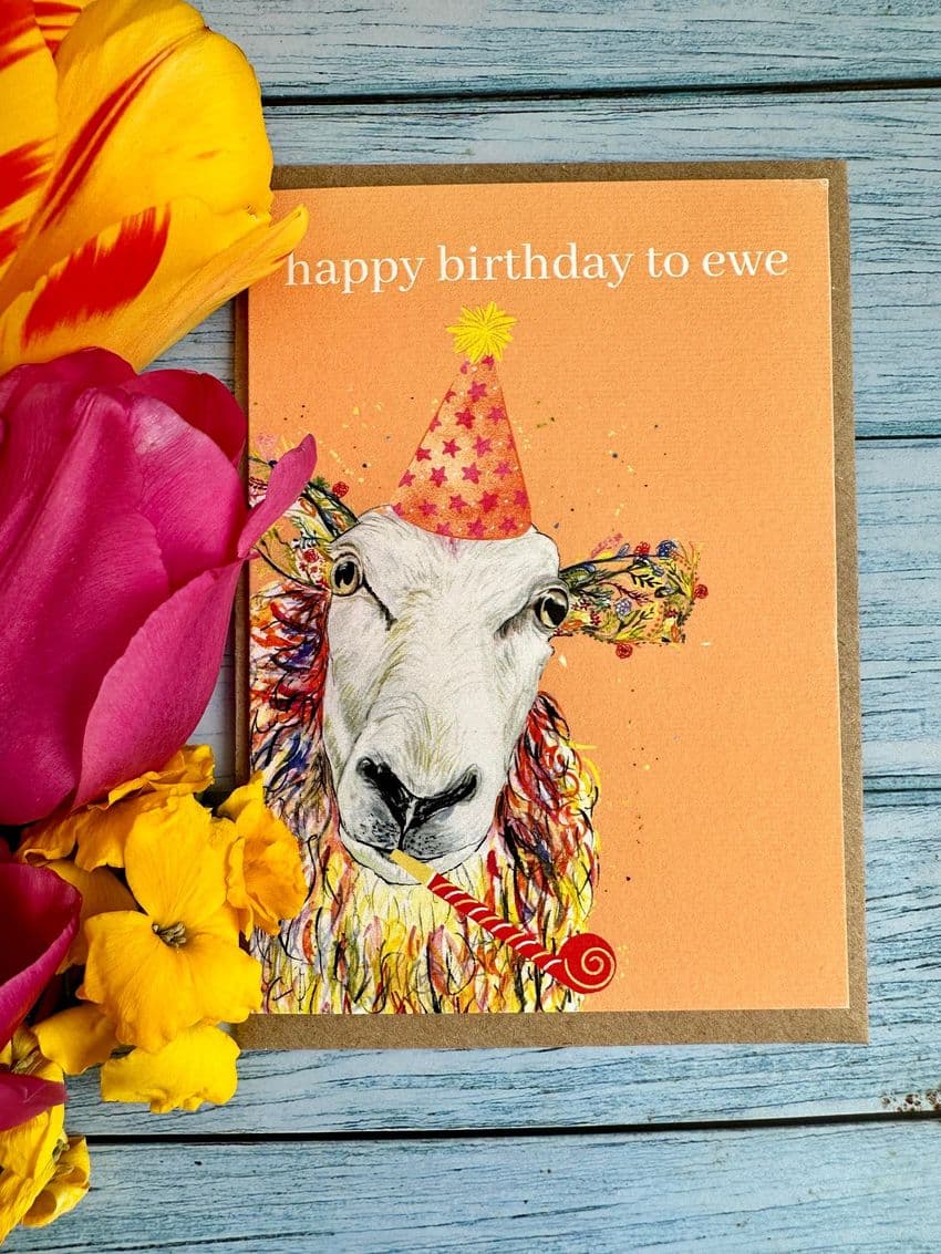 HAPPY BIRTHDAY TO EWE ECO-CARD