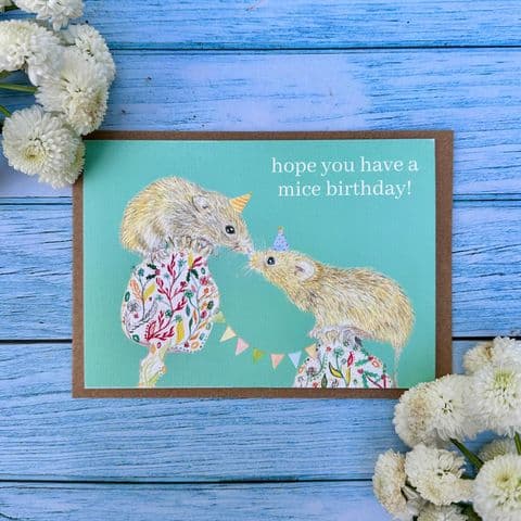 HAVE A MICE  BIRTHDAY ECO-CARD