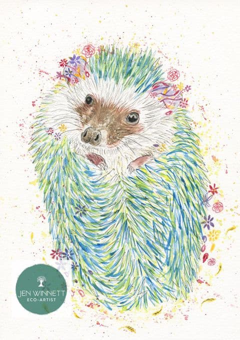 HECTOR THE HEDGEHOG - SIGNED PRINT