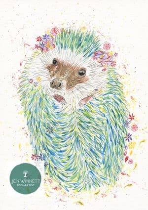HECTOR THE HEDGEHOG - SIGNED PRINT