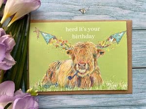 HERD IT WAS YOUR BIRTHDAY ECO-CARD