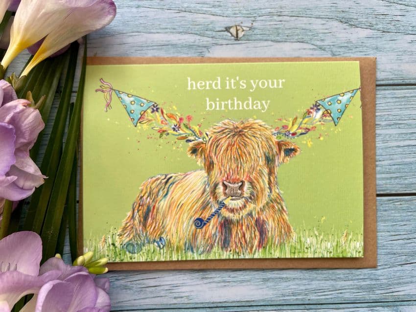 HERD IT WAS YOUR BIRTHDAY ECO-CARD