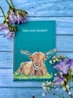 HIGHLAND COW A5 LINED NOTEBOOK