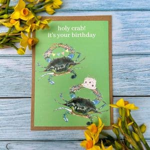 HOLY CRAB IT'S YOUR BIRTHDAY ECO CARD