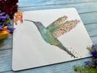 HONEY THE HUMMINGBIRD LUXURY CORK PLACEMAT