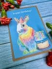 HOPPY BIRTHDAY RABBIT ECO-CARD