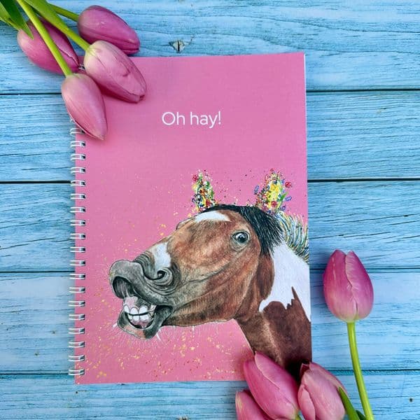 HORSE A5 LINED NOTEBOOK