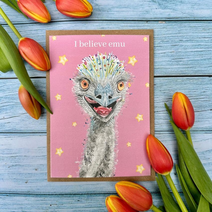 I BELIEVE EMU ECO-CARD