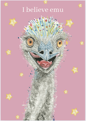 I BELIEVE EMU PRINT