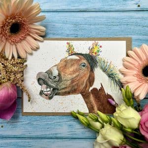 JESTER THE HORSE ECO CARD