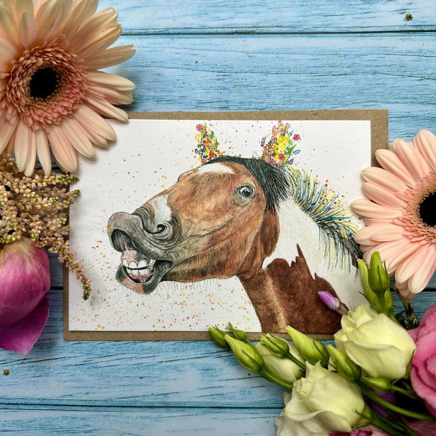 JESTER THE HORSE ECO CARD
