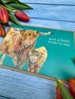 JUST A LITTLE NOTE TO SAY HIGHLAND COW ECO-CARD