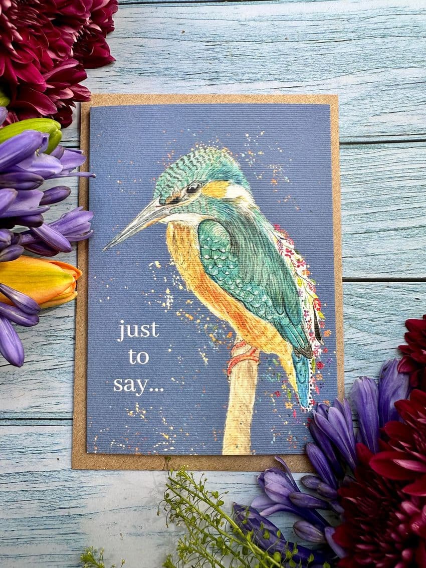JUST TO SAY KINGFISHER ECO-CARD