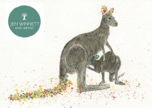 KANGAROO - SIGNED PRINT