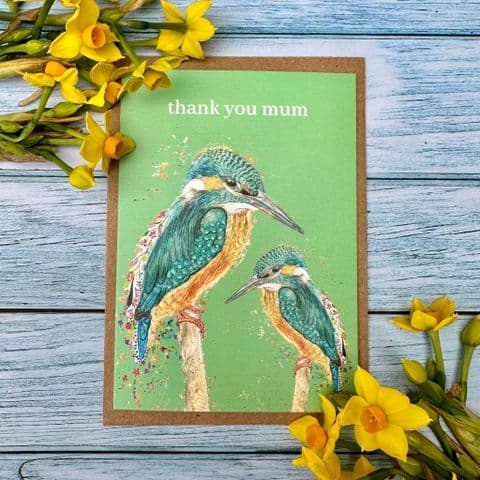 KINGFISHER MOTHERS DAY ECO CARD
