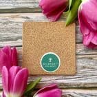 KIPPER THE KINGFISHER LUXURY CORK COASTER