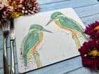 KIPPER THE KINGFISHER LUXURY CORK PLACEMAT