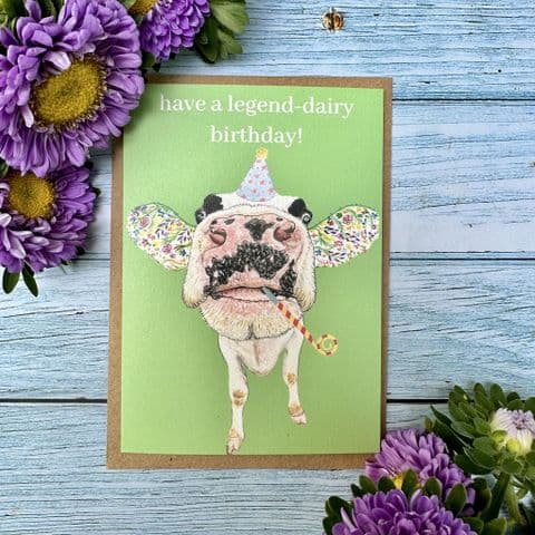 LEGEND DAIRY COW BIRTHDAY ECO-CARD