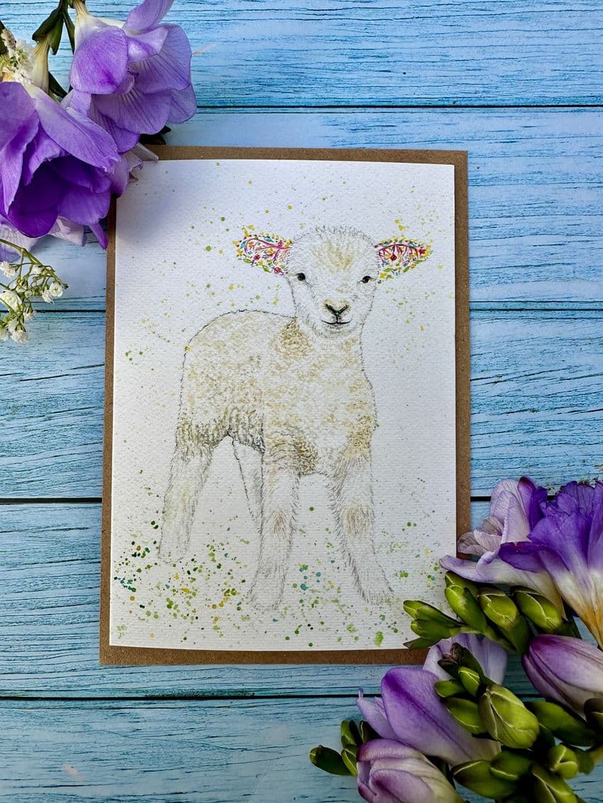 LYRA THE LAMB ECO-CARD