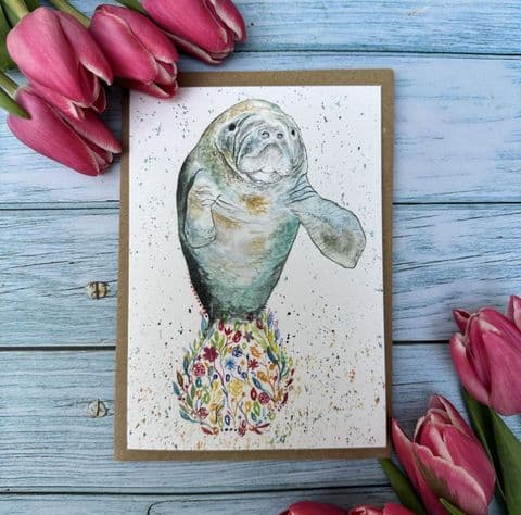 MARSHALL THE MANATEE ECO-CARD