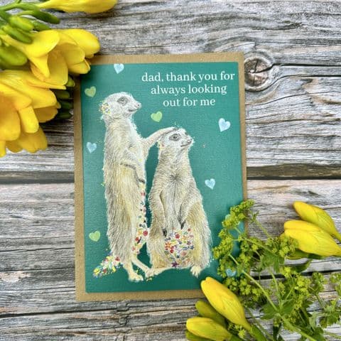 MEERKAT FATHERS DAY ECO CARD