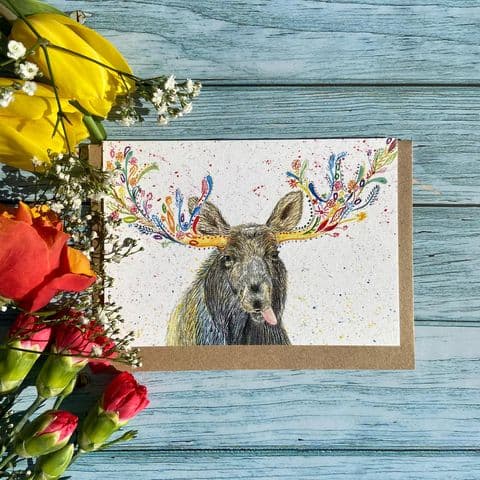 MERLIN THE MOOSE ECO-CARD