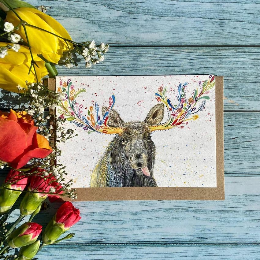 MERLIN THE MOOSE ECO-CARD
