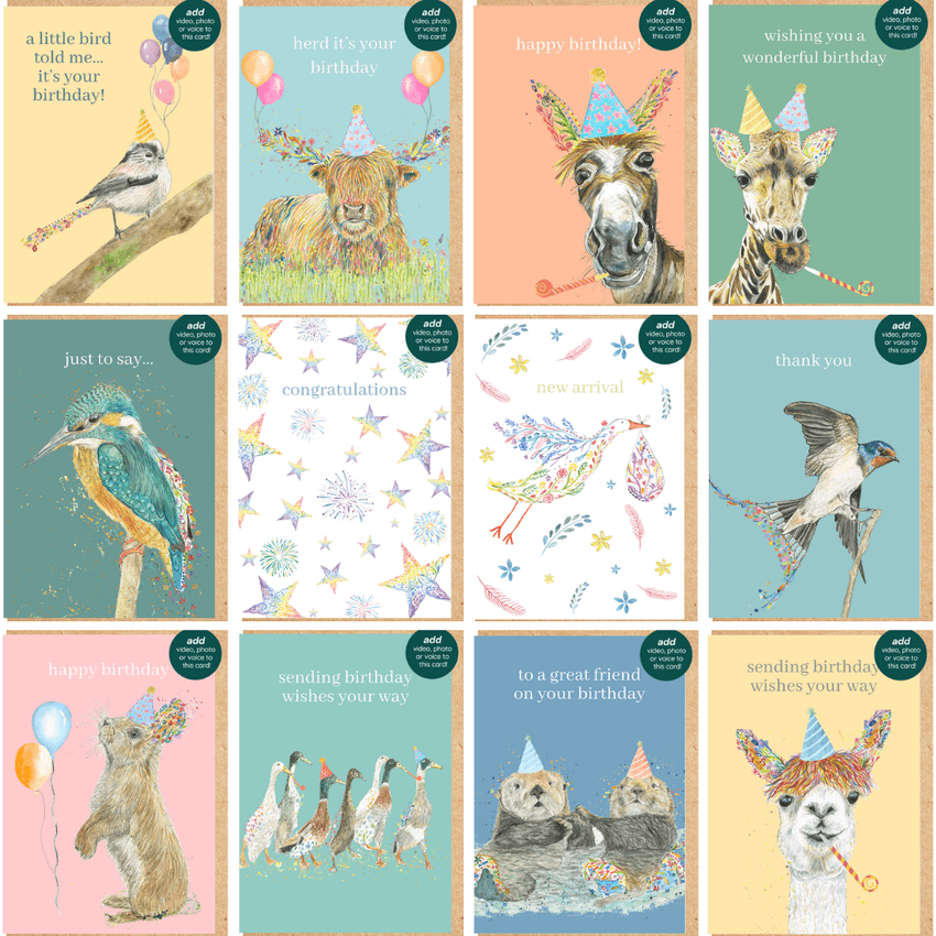 Mini Memories Refill Bundle 48 cards - Add video, photo or voice to these cards (1)