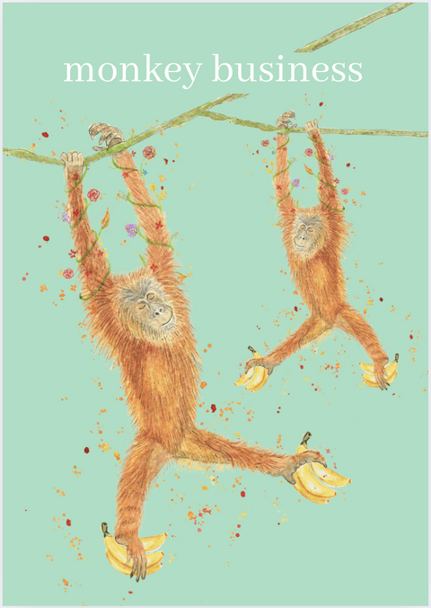 MONKEY BUSINESS PRINT