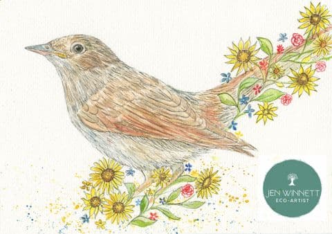 NAYDIYA THE NIGHTINGALE -UKRAINE FUNDRAISER - SIGNED PRINT