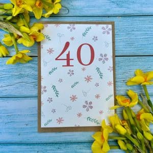 NUMBER 40 ECO-CARD