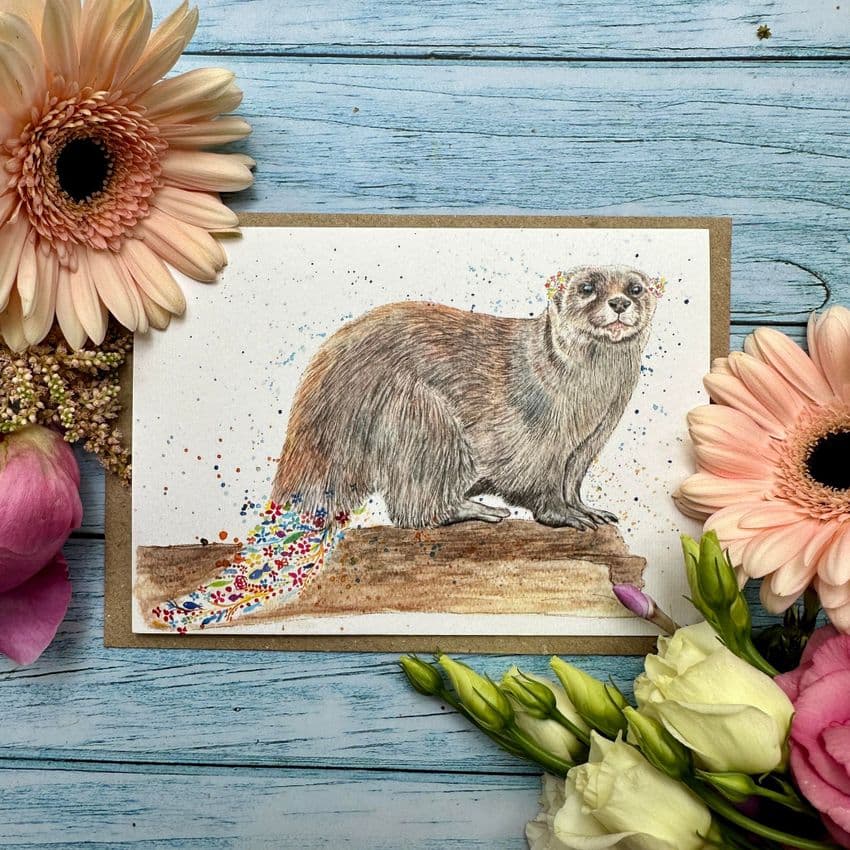 OBAN THE OTTER ECO-CARD