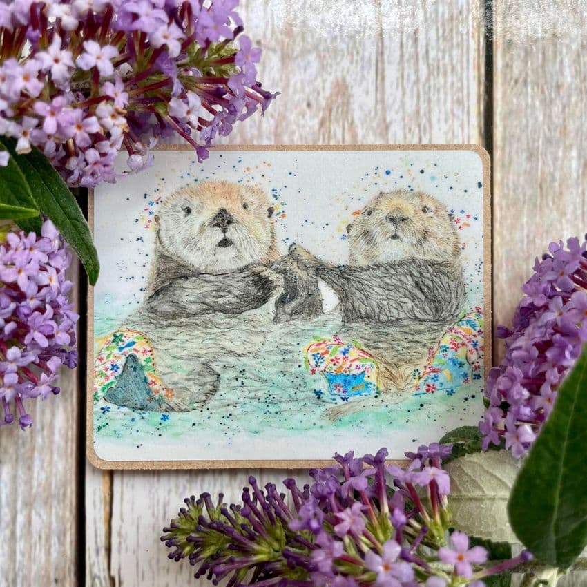 OTIS AND OPAL THE OTTERS ECO FRIDGE MAGNET