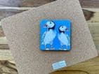PERCY THE PUFFIN LUXURY CORK COASTER