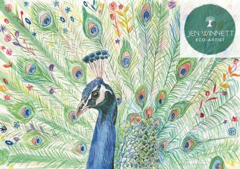 PICASSO THE PEACOCK - SIGNED PRINT